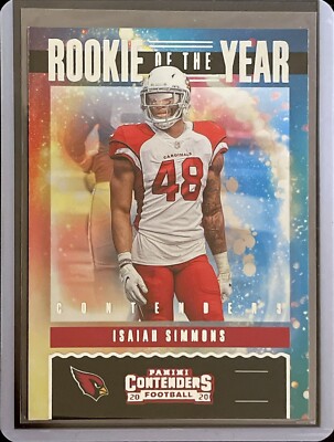 Isaiah Simmons - 2020 Panini Contenders Football - Rookie of the Year Contender