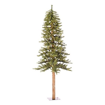 Vickerman 72'' Natural Alpine Artificial Christmas Tree with LED Lights in Green