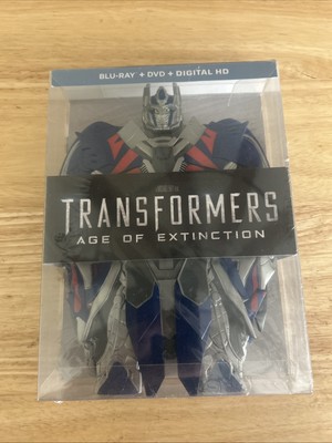 Transformers Age of Extinction Blu-ray/DVD, Optimus Prime Case Target Limited Ed