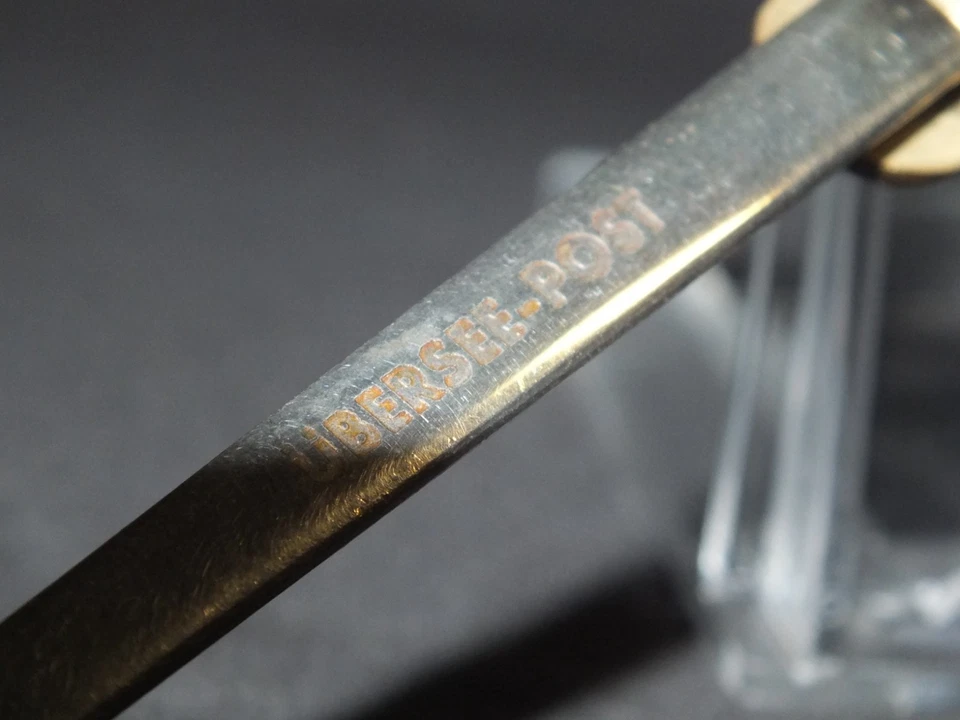 Alter Brieföffner aus Metall, gebraucht - Bild 3 von 4