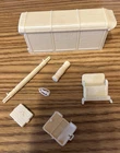 Marx Tan Wagon Top With Some Accessories Per Photos