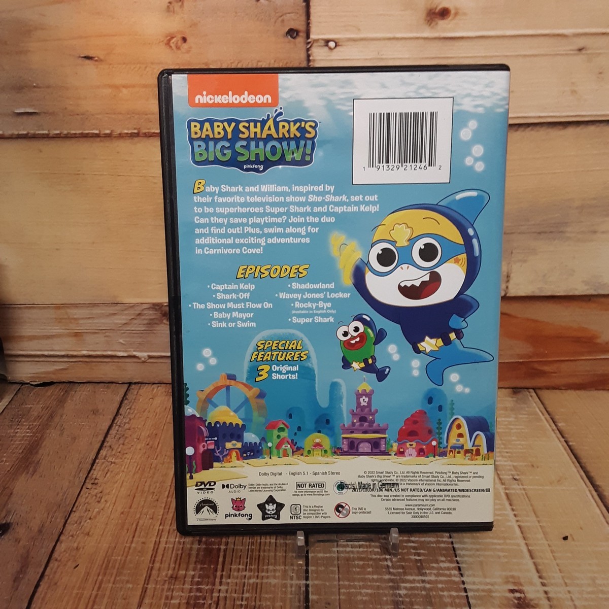 Baby Shark's Big Show Super Shark DVD Used Nickelodeon Cartoon