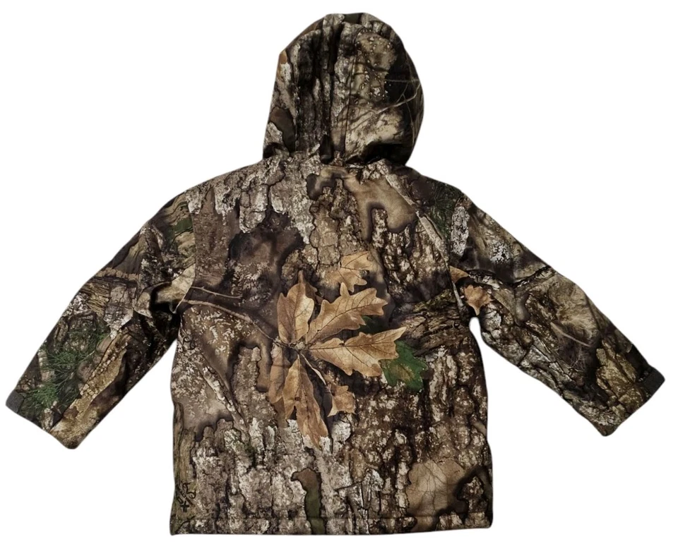 Realtree Youth Waterproof APX Camo Insulated Hunting Parka Coat Youth XS NWT - Image 2 of 4