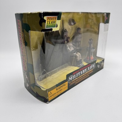 Power Team Elite World Peacekeepers Military Campsite Figure Set