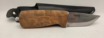 Helle Bessegen Norway - Knife Leather Sheath, Birch Handle 3 Inch Blade 