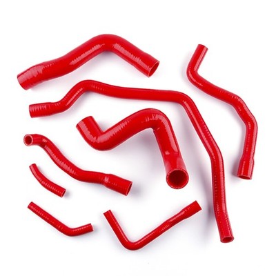 Red Water Silicone Radiator Hose Kits For   1989-1995 E34 M30 6CYC 525 528 530 *