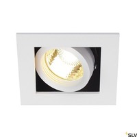 Weiß Moderne Einbauleuchte Downlight Lampe 1X50W/Gu10 IP20 9X9X13 [Cm]
