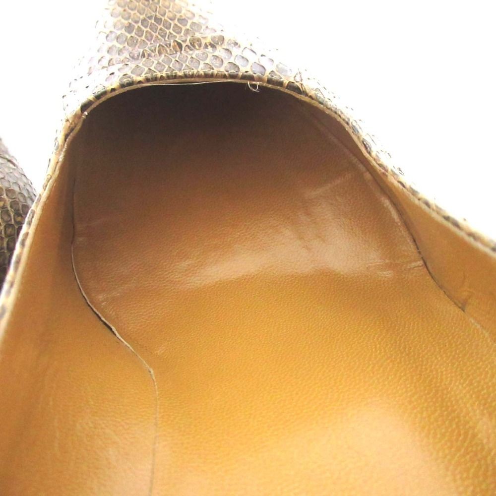 GUCCI Python Leather Heels Pointed Toe EU37/US7 B… - image 7