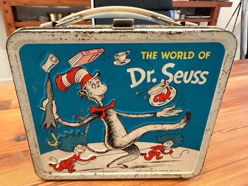Dr Seuss Vintage Lunchbox 1970 no thermos Beautiful Patina Rare