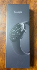 Google Pixel Watch 4 45mm LTE Matte Black Obsidian   New Sealed, S L Bands