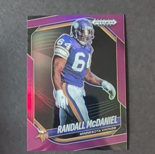 2025 Panini Prizm Black Randall McDaniel Purple /99