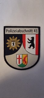 Abzeichen Patch Polizei LaPo Landespolizei Berlin Polizeiabschnitt