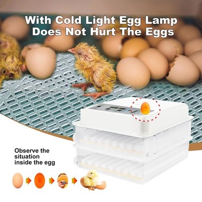 120 Egg Incubator for Hatching Eggs, Chicken Incubator with Automatic Turner