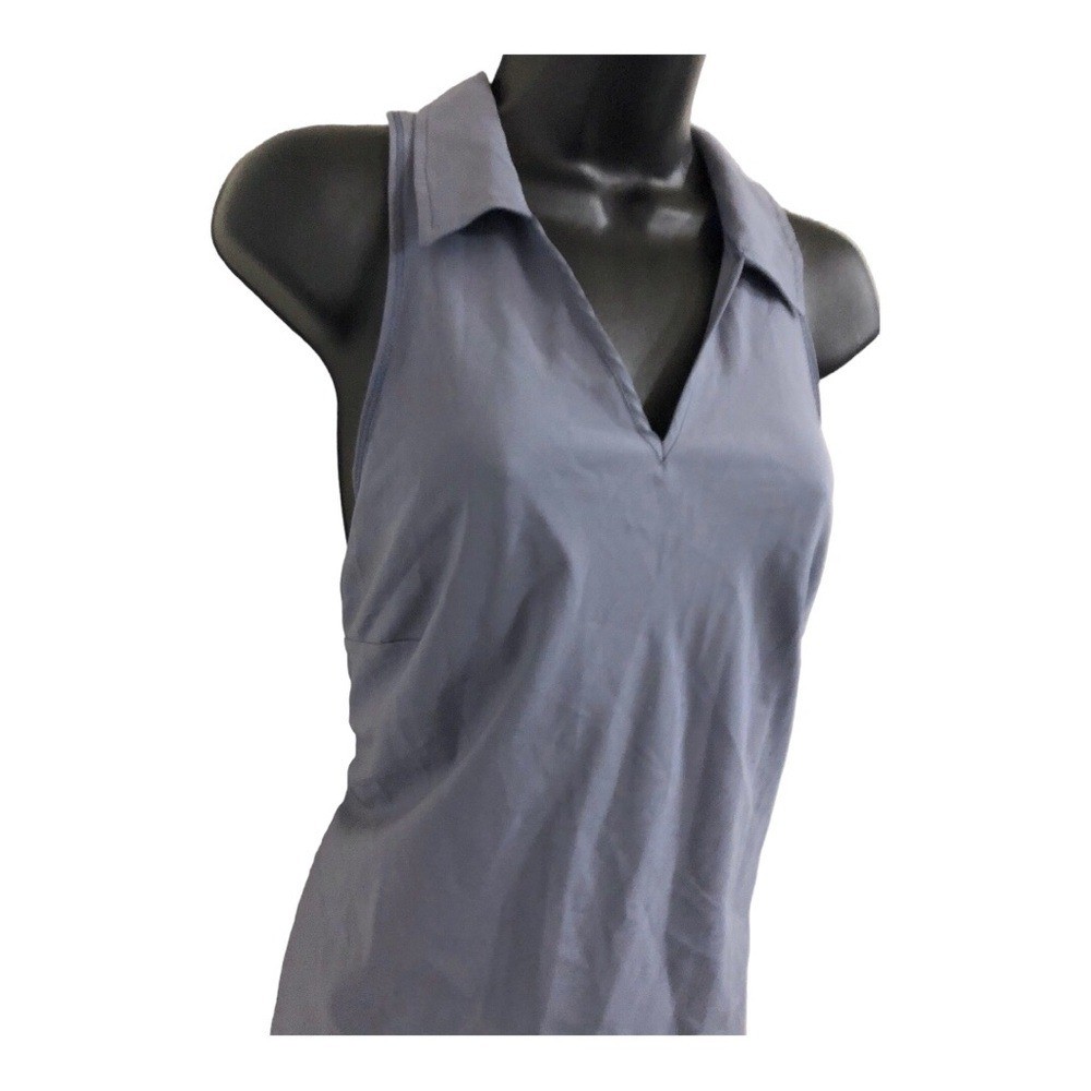 Calvin Klein performance steel gray active sleeveless racerback dress size small image 5