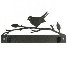 Ackfeld Manufacturing 10In Bird On Branch Clips Quilt Hanger Black 35452