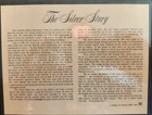 The Silver Story ~ Morgan Peace & $1 Silver Certificate  and Silver Granules ~