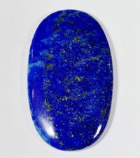 74 Ct 5X27X46 mm Natural Blue Lapis Lazuli Cabochon Untreated Gemstone KM-16