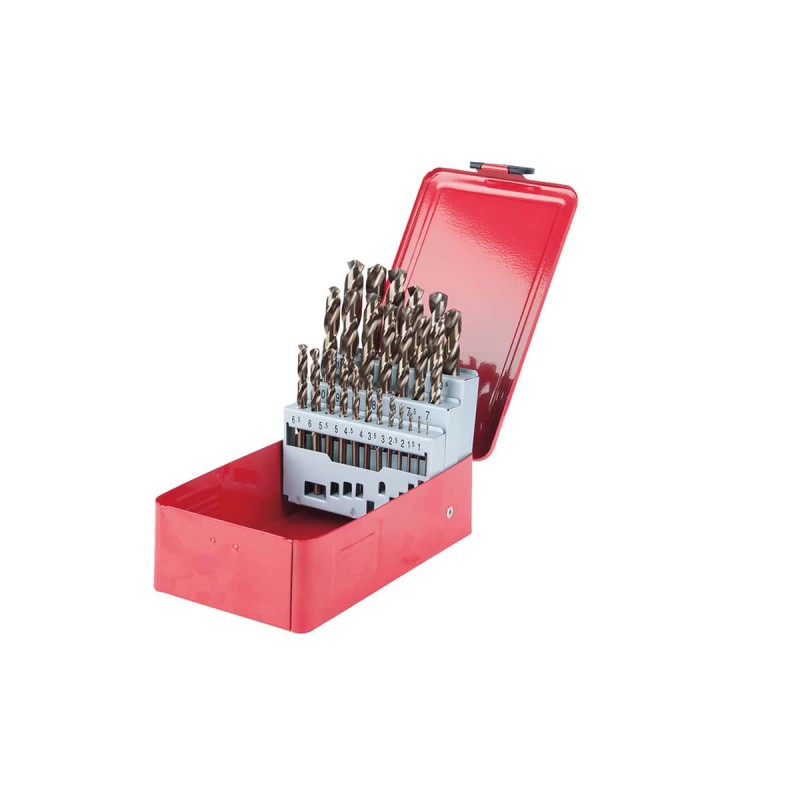 Coffret de forets KS TOOLS 25 pcs 330.3613 foret hss metal meche perceuse