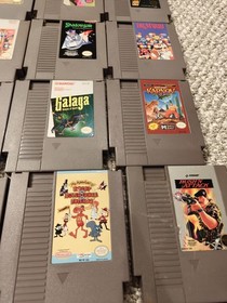 Enorme Lote de 50 Juegos NES Super Mario 3 Dr Mario Rescue Rangers Commando Shadowgate