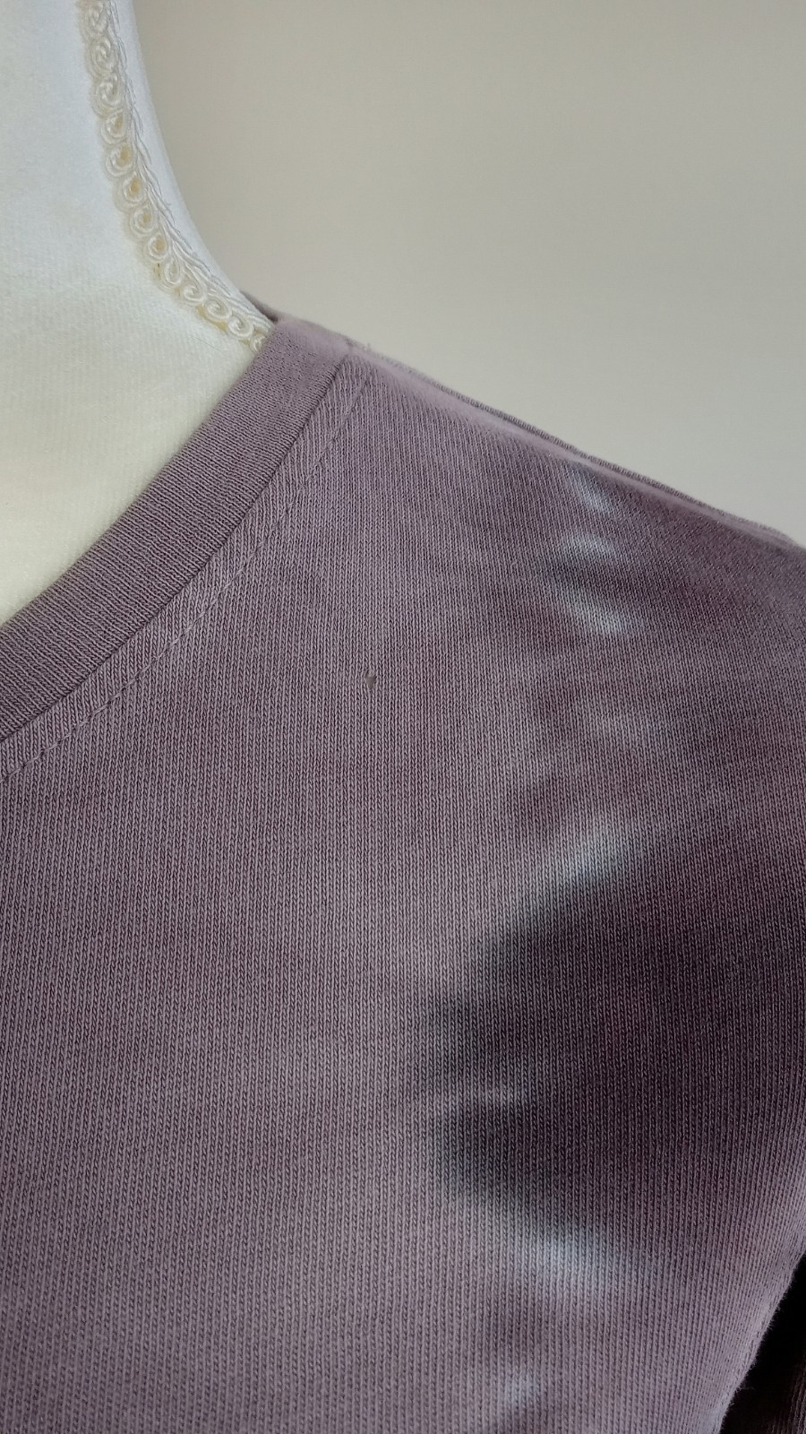 Small RAQUEL ALLEGRA Tie-Dye RHEA Brown COTTON-Knit Long Kaftan T-shirt Dress