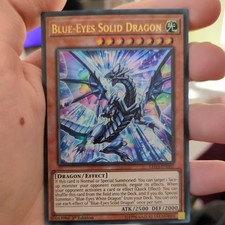 Blue-Eyes Solid Dragon LED3-EN002 1st Ed (Ultra Rare) YuGiOh