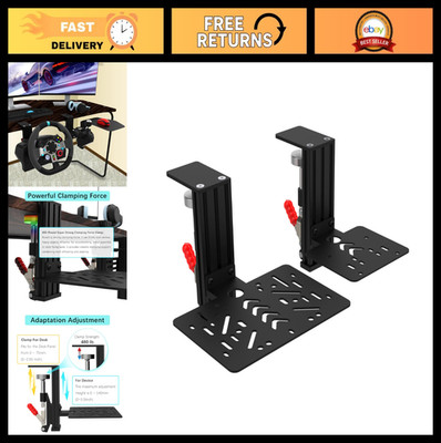 Sim Racing Wheel Stand Desk Mount Clamp for Logitech & Thrustmaster - Adjustable