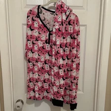 Birdie Bean Pink Ghost Long Sleeve Pajama Set