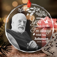 Personalized Memorial Tree Ornament Sympathy Gift Holiday Keepsake