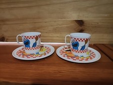 Vintage Chilton Globe Inc. Sesame Street The Muppets Play Dishes Tea Set Kids