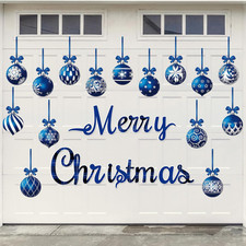 36 Pcs Christmas Garage Door Magnets Decorations, Xmas Ball Garage Door Decorati
