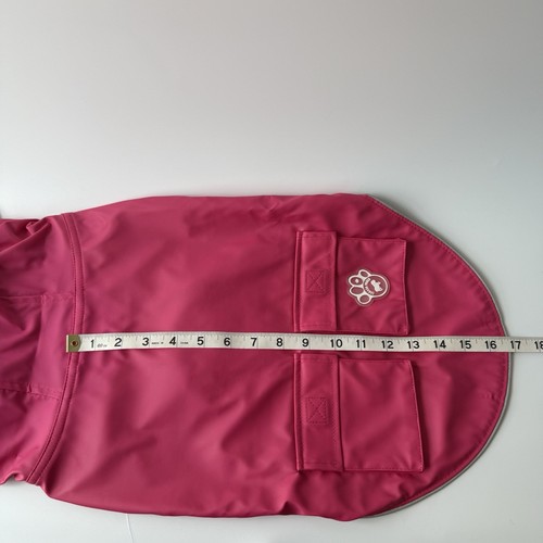 Canada Pooch Torrential Tracker Dog Rain Jacket Size 18 Pink - Picture 6 of 7
