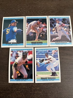 1992 Donruss Baseball Lot(384) W/194 Unique. All pictured include + addl. NR MT.