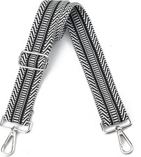 Purse Strap Silver Hardware Wide Bag Straps Replacement Crossbody Adjustable Sho