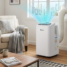 5-in-1 12000 BTU Portable Air Conditioner Air Cooling Heating Fan Dehumidifier