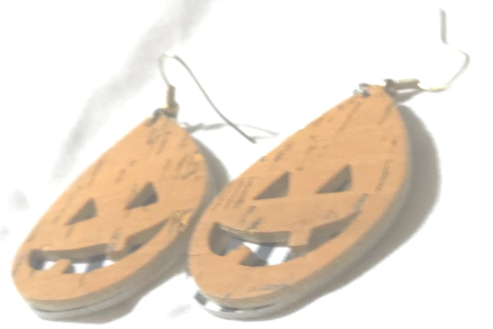 Хэллоуин костюм аксессуары тыквы кожаные серьги подвеской 2» - Изображение 3 из 4