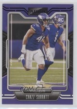 2021 Panini Playbook Rookie Purple Chazz Surratt #172 18vn