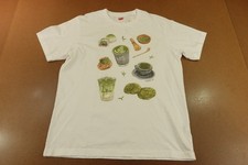Uniqlo x Neo Coffee Bar UTme! Adult Size XL White Matcha Graphic T-Shirt NWT