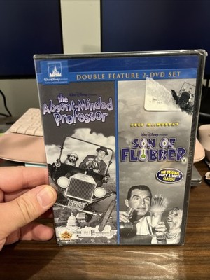 Disney The Absent Minded Professor 1961 & Son of Flubber Double Feature DVD NEW