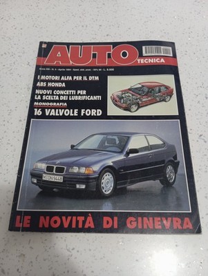 Zeitschrift AUTOTECHNIK AUTOTECHNIK Vintage APRIL 1994 Ford 16V Alfa DTM ABS Honda