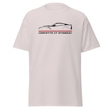 For Corvette C7 Stingray 2013-2019 Fans T-Shirt Birthday Gift Racing Unisex Tee
