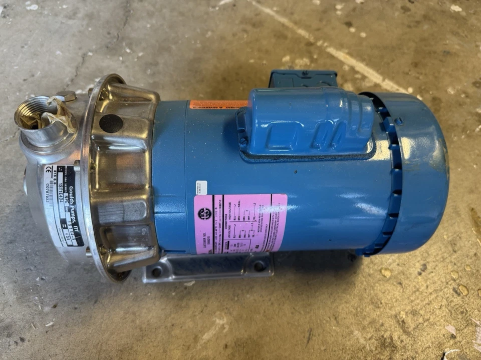 Goulds Water Xylem Stainless Steel Centrifugal Pump 1ST1E4C4 NPE 1X1.25X6-2P-PM - Image 2 of 4
