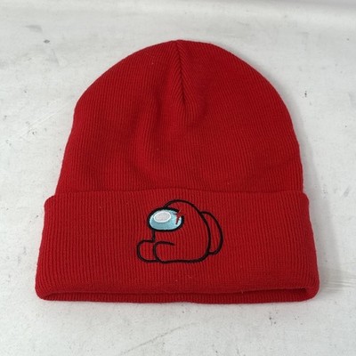 Among Us Beanie Hat Red Knit Cap Official From Among Us Ejected Edition