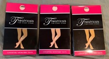Lot Of 3 THEATRICALS Ballet Pink Convertible Microfiber Tights size Medium
