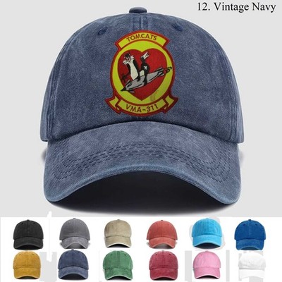 Customized Personalization Embroidered Hat Vma-311 Attack Squadron, Trucker Hat