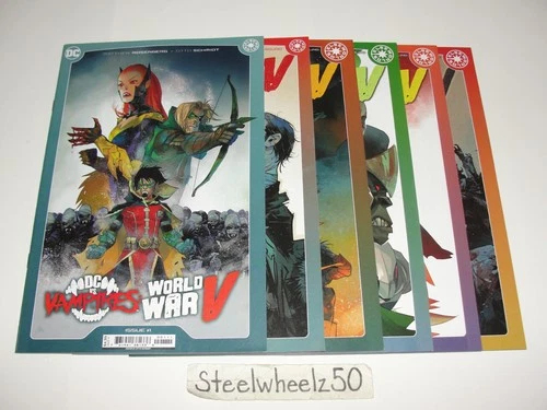 DC Vs Vampires World War V #1-6 Comic Lot 2024 2 3 4 5 Otto Schmidt Covers Robin