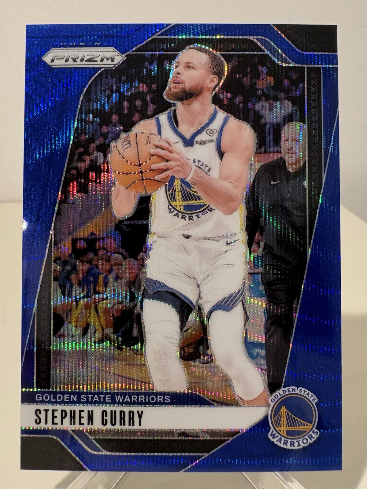 2024-25 Panini Prizm - Stephen Curry #134 Blue Wave Prizm /125