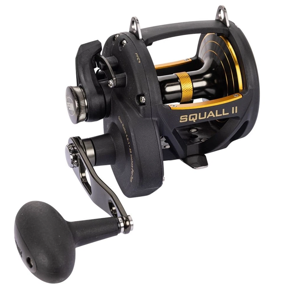 Carrete de arrastre de palanca convencional de pesca juego de agua salada PEN... - Imagen 2 de 4