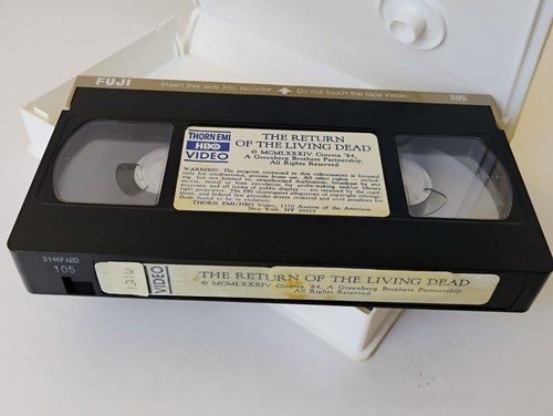 The Return Of The Living Dead VHS Clamshell Thorn EMI HBO RARE  - Picture 5 of 5