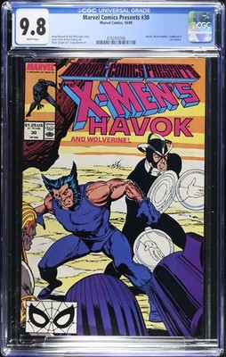 Marvel Comics Presents #30 CGC 9.8 WP NM/M 1989 HAVOK & Wolverine RARE!   