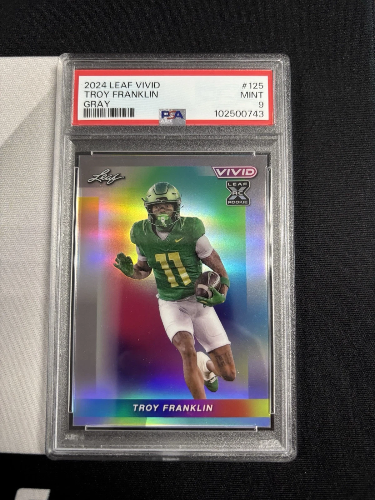 Troy Franklin Leaf Vivid #125 Gray